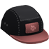 Black 5 Panel Cap