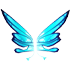 Blue Butterfly Wings