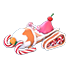 Candy Snowmobile