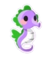 Genderqueer Seahorse Sticker