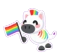 Happy Pride Zebra Sticker