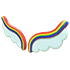 Rainbow Cloud Wings