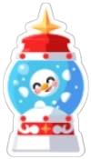 Snow Globe Sticker