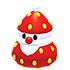 Strawberry Santa Snack